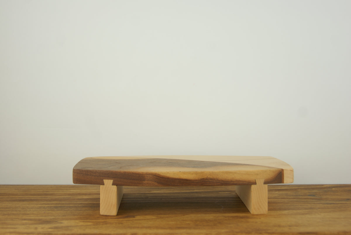 Sushi and Serving Board: Walnut and Maple